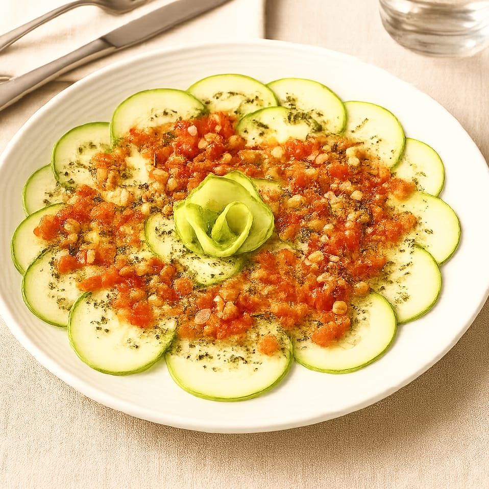 Carpaccio de Calabacín